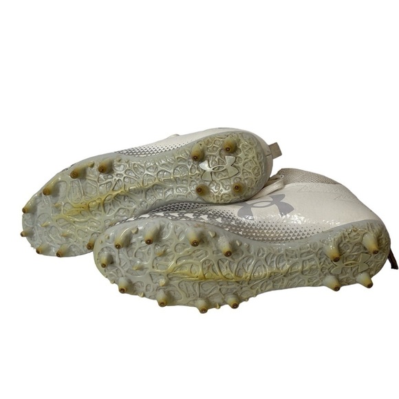 Under Armour Boys Cleats Spotlight Select 3 Jr. MC White size-6Y GUC - Picture 5 of 7